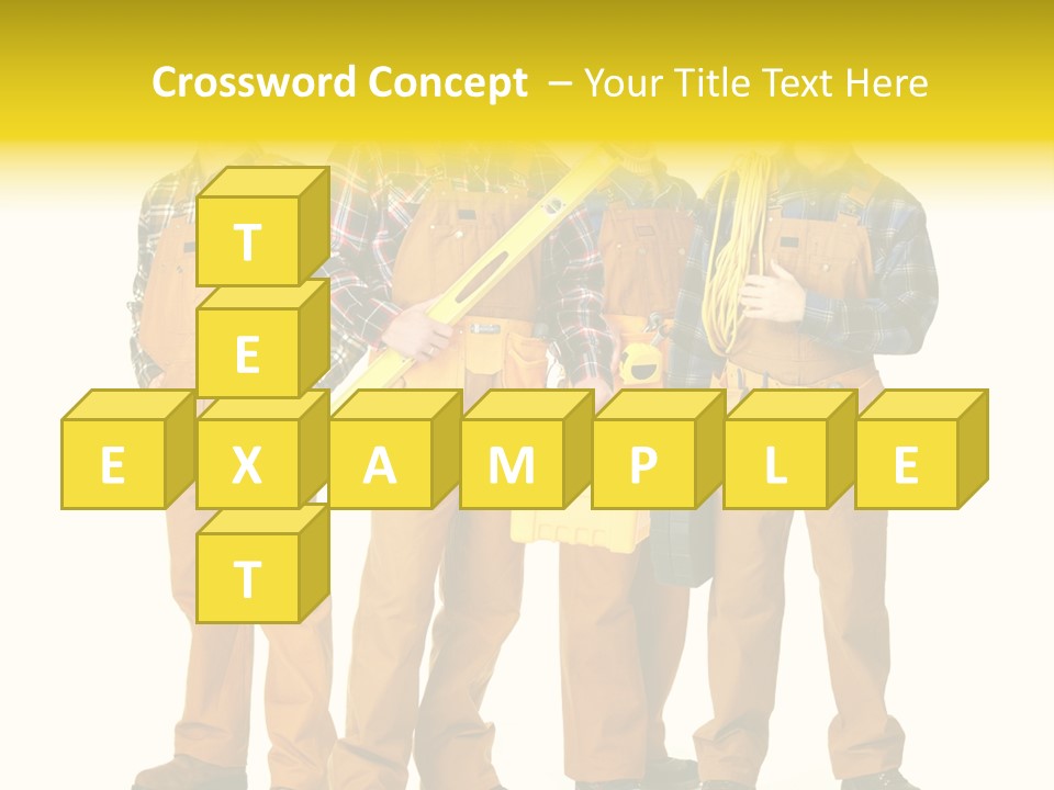 Drill Cable Occupation PowerPoint Template