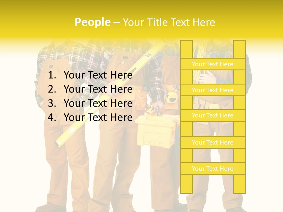 Drill Cable Occupation PowerPoint Template