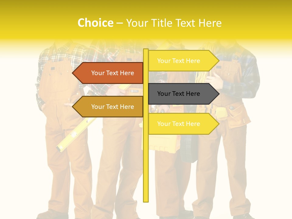 Drill Cable Occupation PowerPoint Template