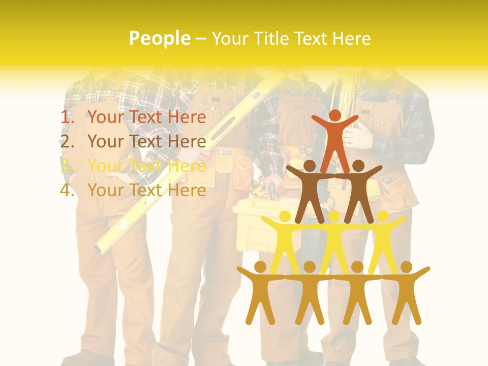 Drill Cable Occupation PowerPoint Template