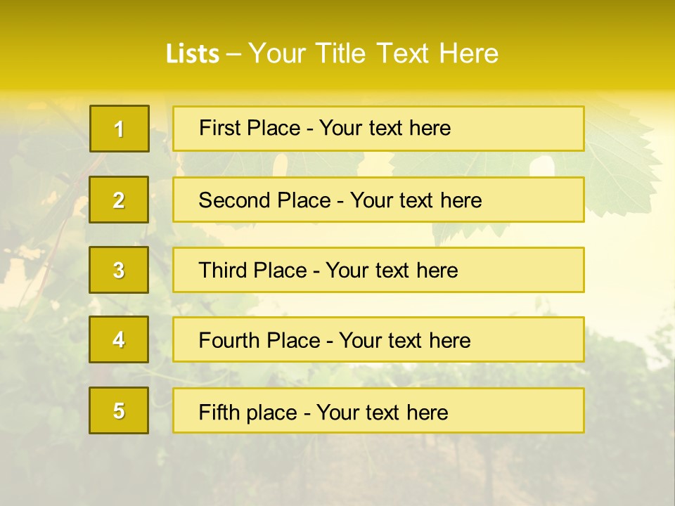 Napa Beauty Agriculture PowerPoint Template