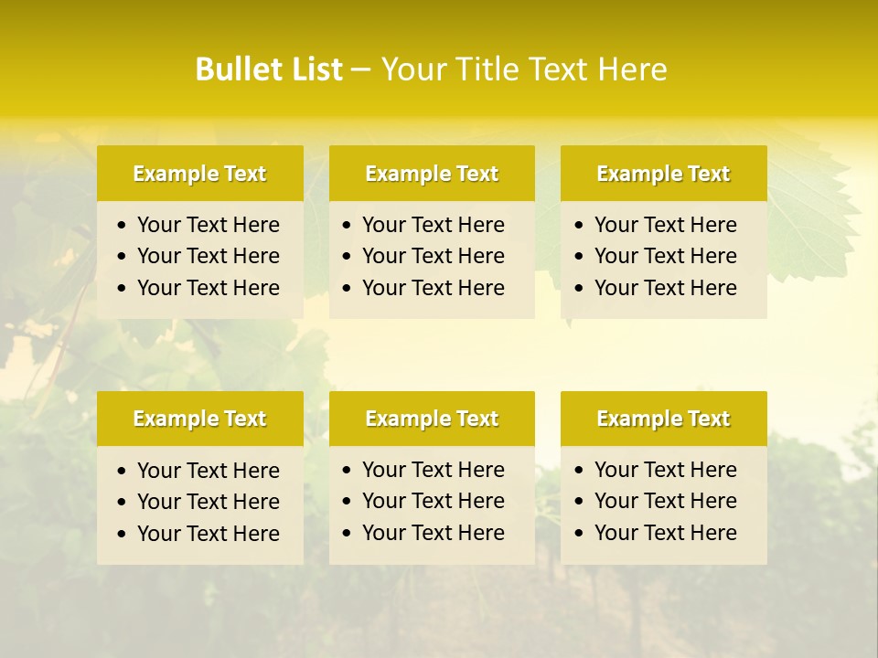 Napa Beauty Agriculture PowerPoint Template