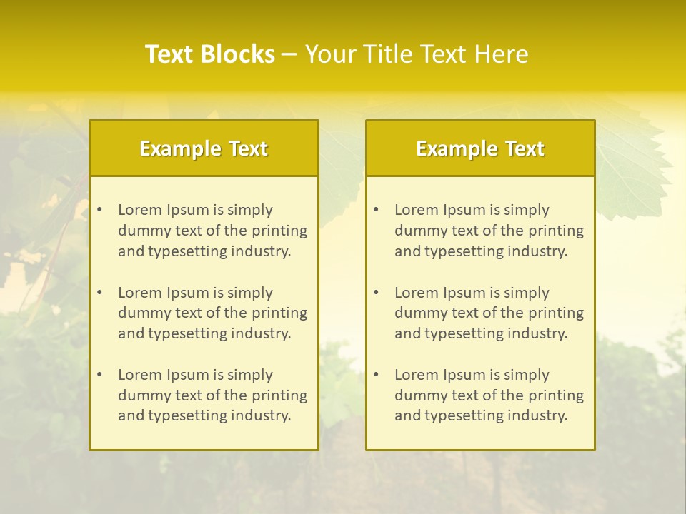 Napa Beauty Agriculture PowerPoint Template