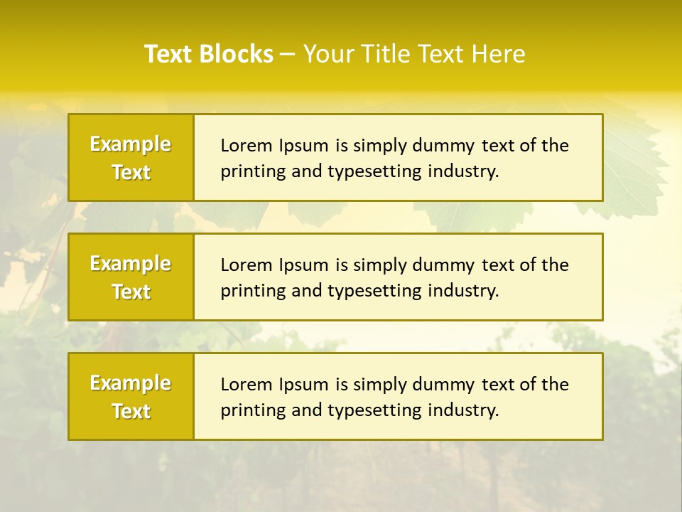 Napa Beauty Agriculture PowerPoint Template