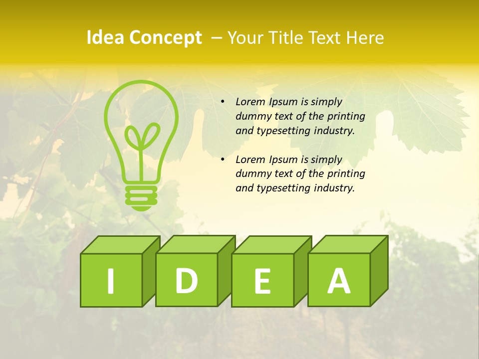 Napa Beauty Agriculture PowerPoint Template