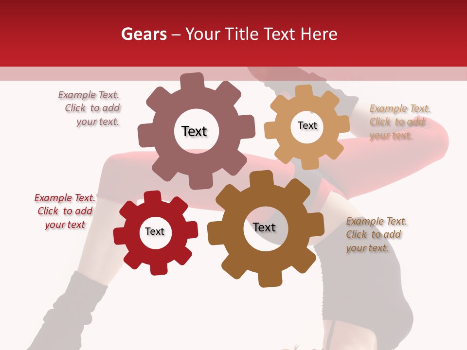 Cool Performer Flexibility PowerPoint Template