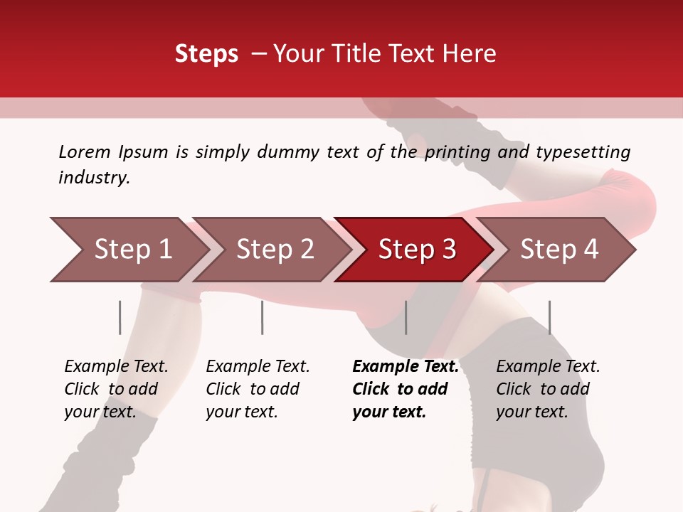 Cool Performer Flexibility PowerPoint Template