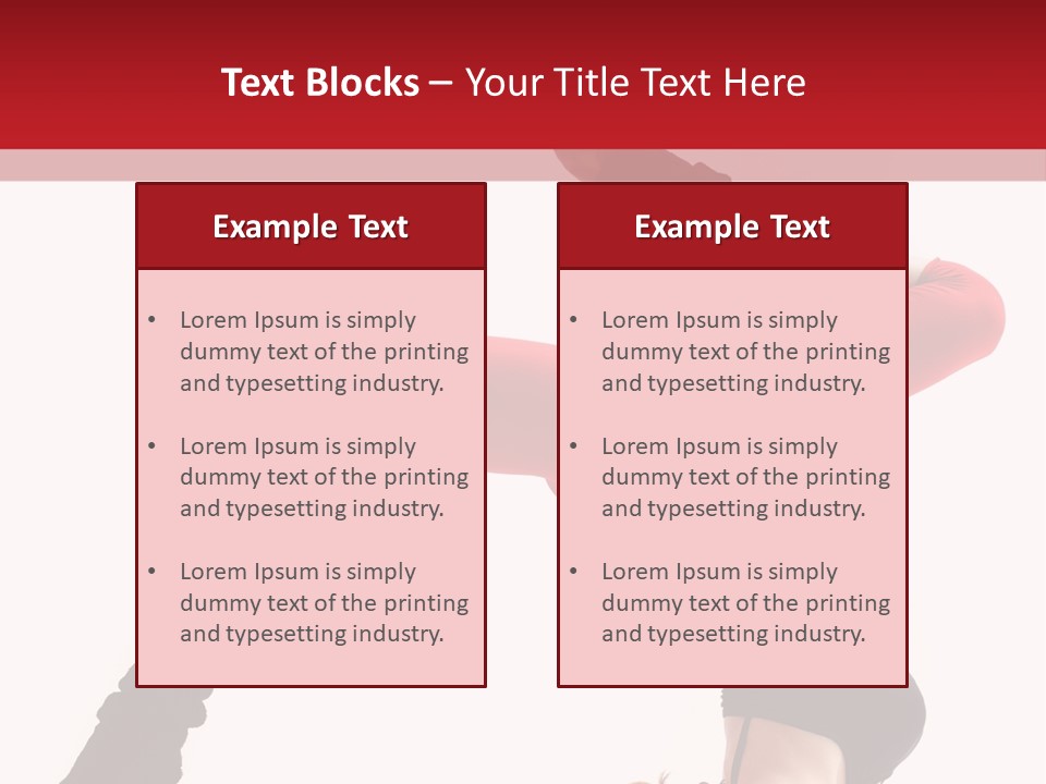 Cool Performer Flexibility PowerPoint Template