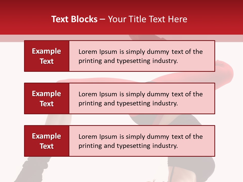 Cool Performer Flexibility PowerPoint Template