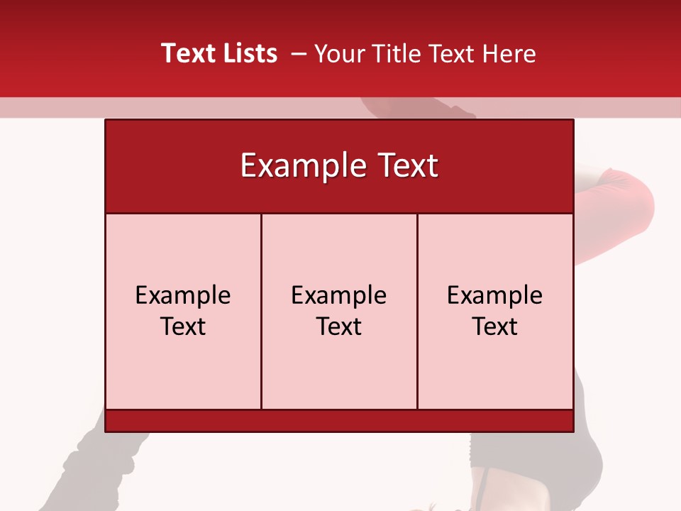 Cool Performer Flexibility PowerPoint Template