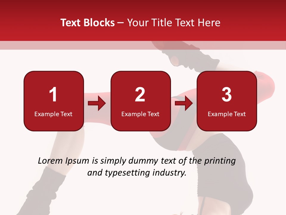 Cool Performer Flexibility PowerPoint Template