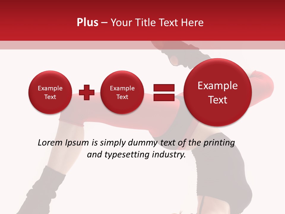 Cool Performer Flexibility PowerPoint Template