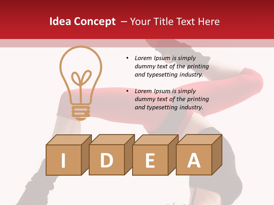 Cool Performer Flexibility PowerPoint Template