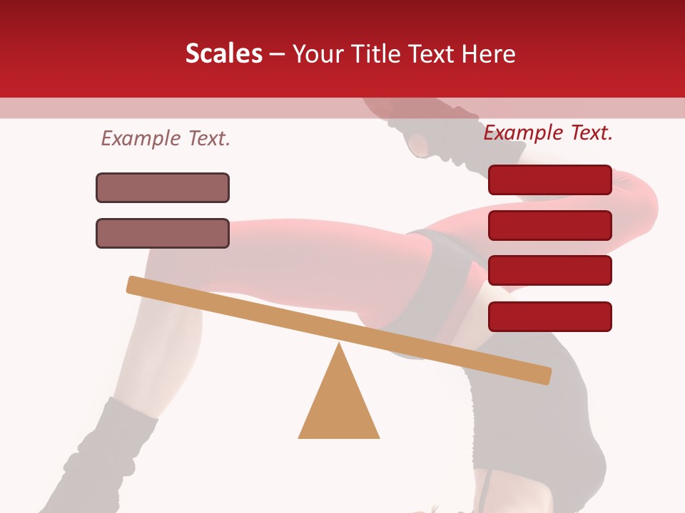 Cool Performer Flexibility PowerPoint Template