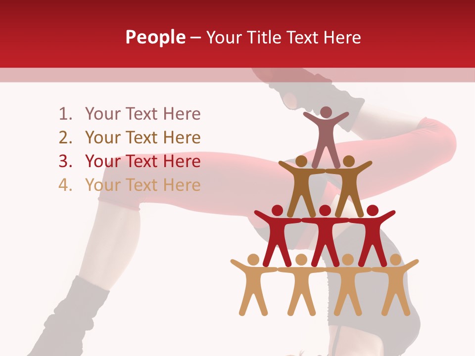 Cool Performer Flexibility PowerPoint Template