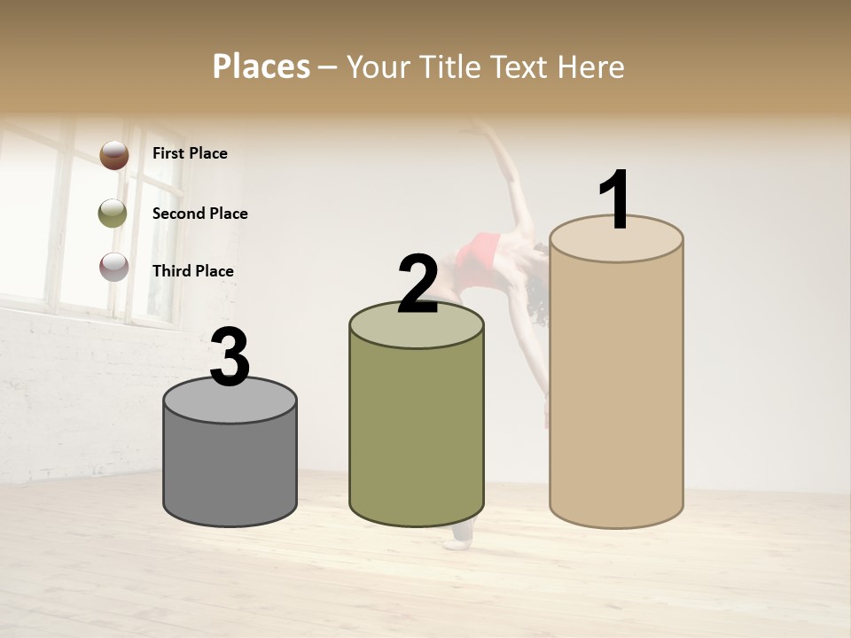 Stretching Young Passion PowerPoint Template