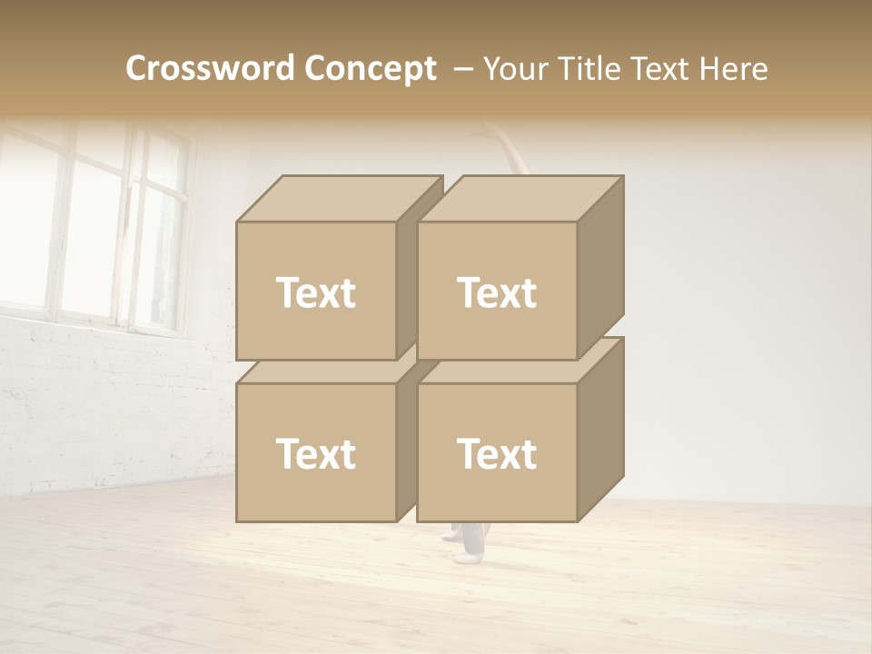 Stretching Young Passion PowerPoint Template