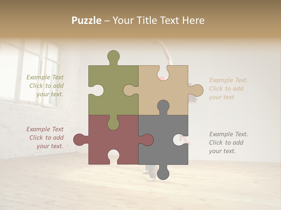 Stretching Young Passion PowerPoint Template