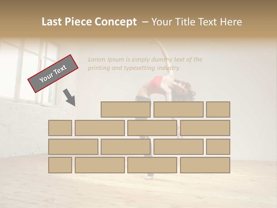 Stretching Young Passion PowerPoint Template