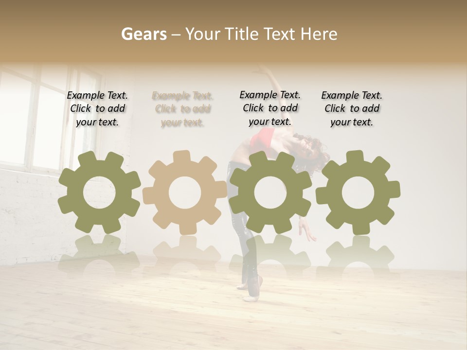 Stretching Young Passion PowerPoint Template