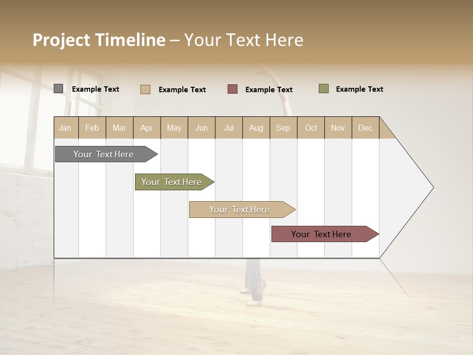 Stretching Young Passion PowerPoint Template