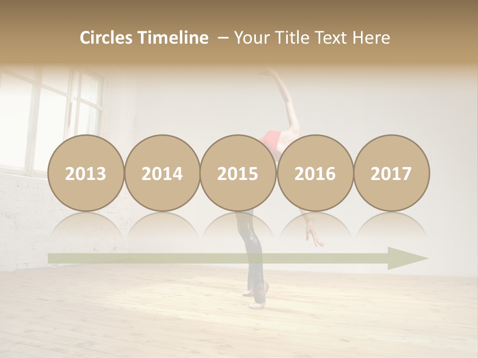 Stretching Young Passion PowerPoint Template