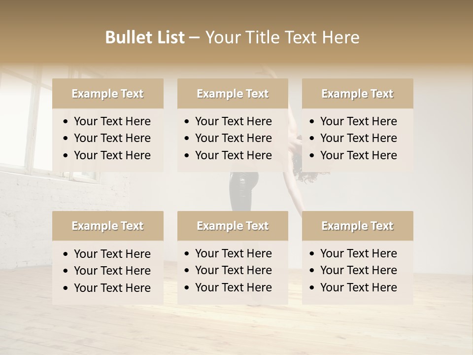 Stretching Young Passion PowerPoint Template