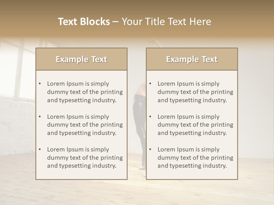 Stretching Young Passion PowerPoint Template