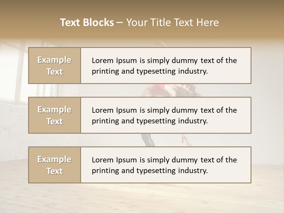 Stretching Young Passion PowerPoint Template