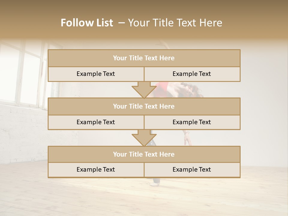 Stretching Young Passion PowerPoint Template