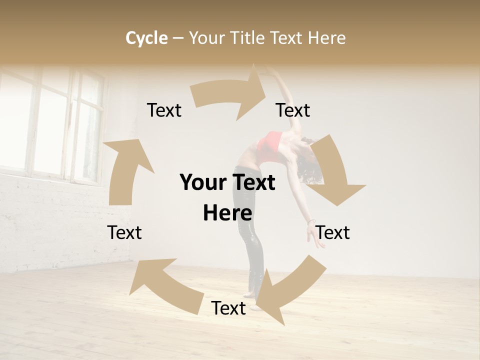 Stretching Young Passion PowerPoint Template