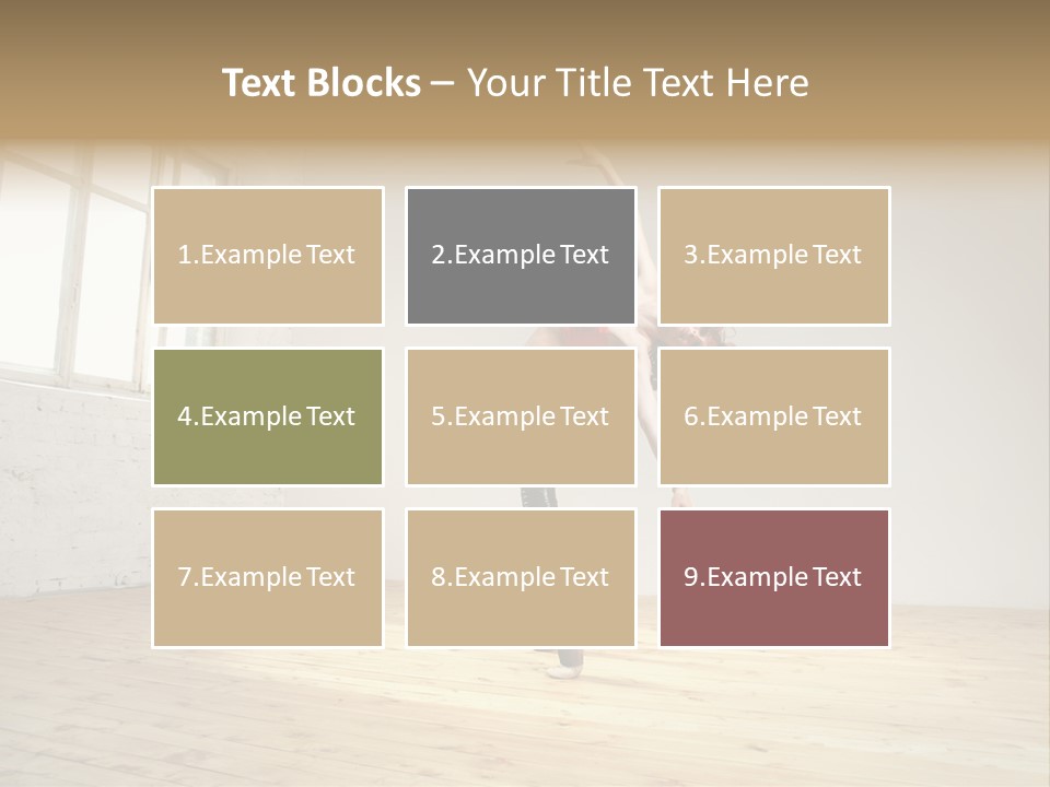 Stretching Young Passion PowerPoint Template