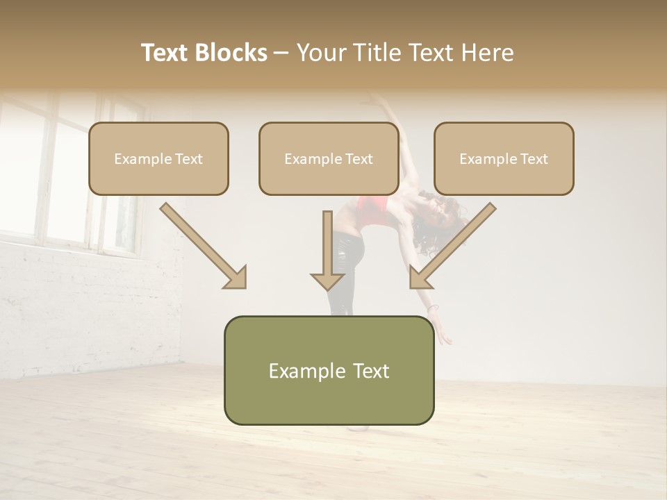 Stretching Young Passion PowerPoint Template