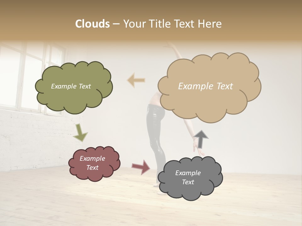 Stretching Young Passion PowerPoint Template