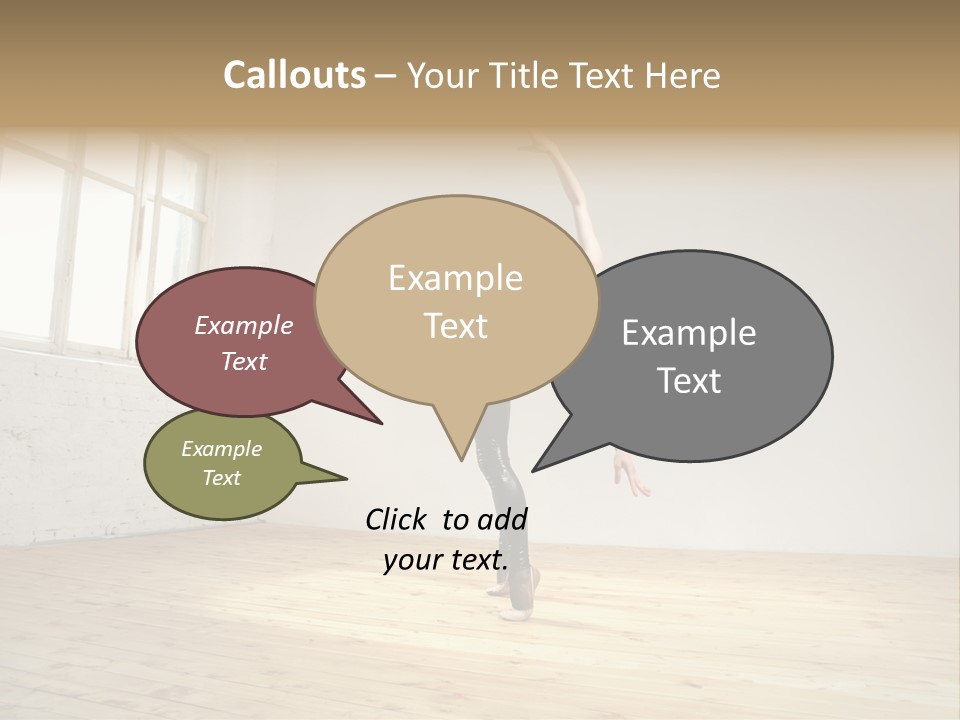 Stretching Young Passion PowerPoint Template