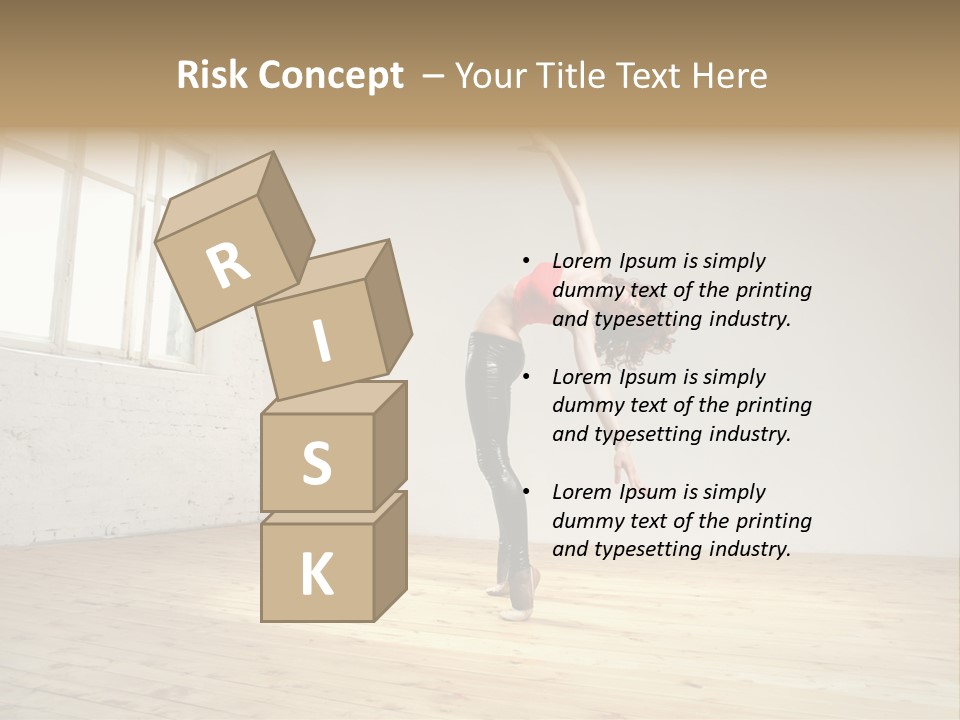 Stretching Young Passion PowerPoint Template