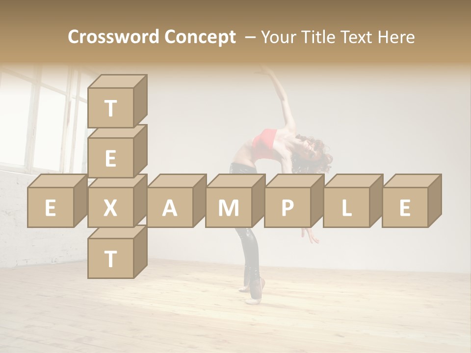 Stretching Young Passion PowerPoint Template