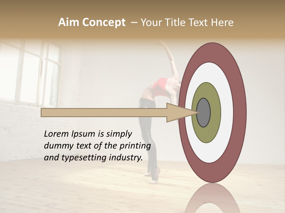 Stretching Young Passion PowerPoint Template