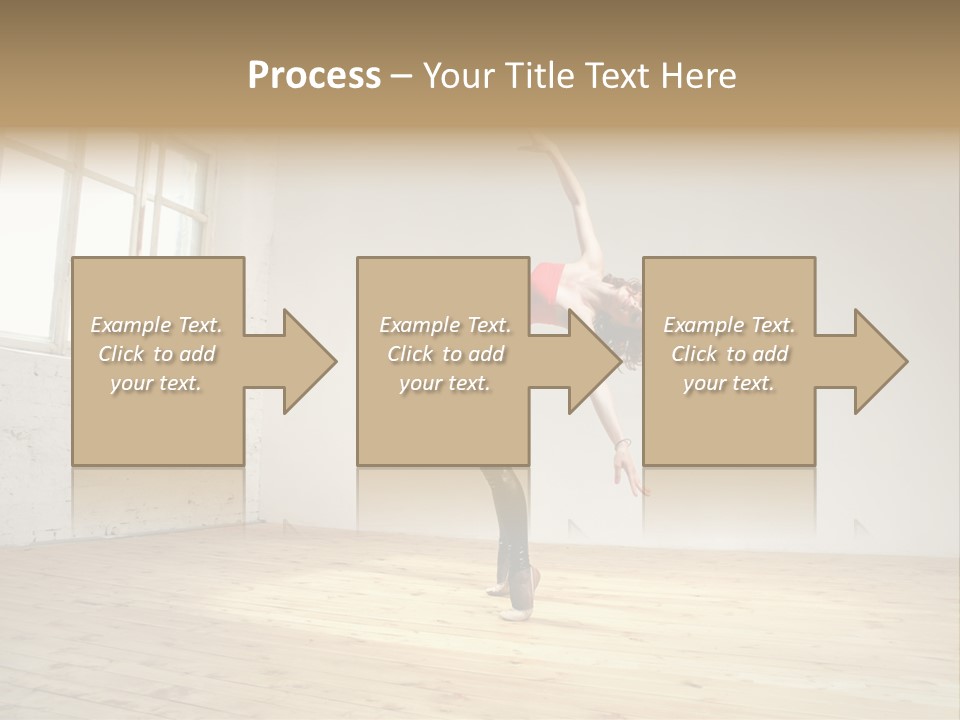 Stretching Young Passion PowerPoint Template