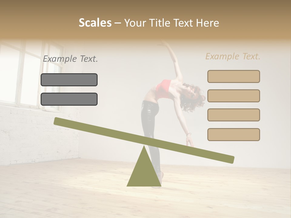 Stretching Young Passion PowerPoint Template