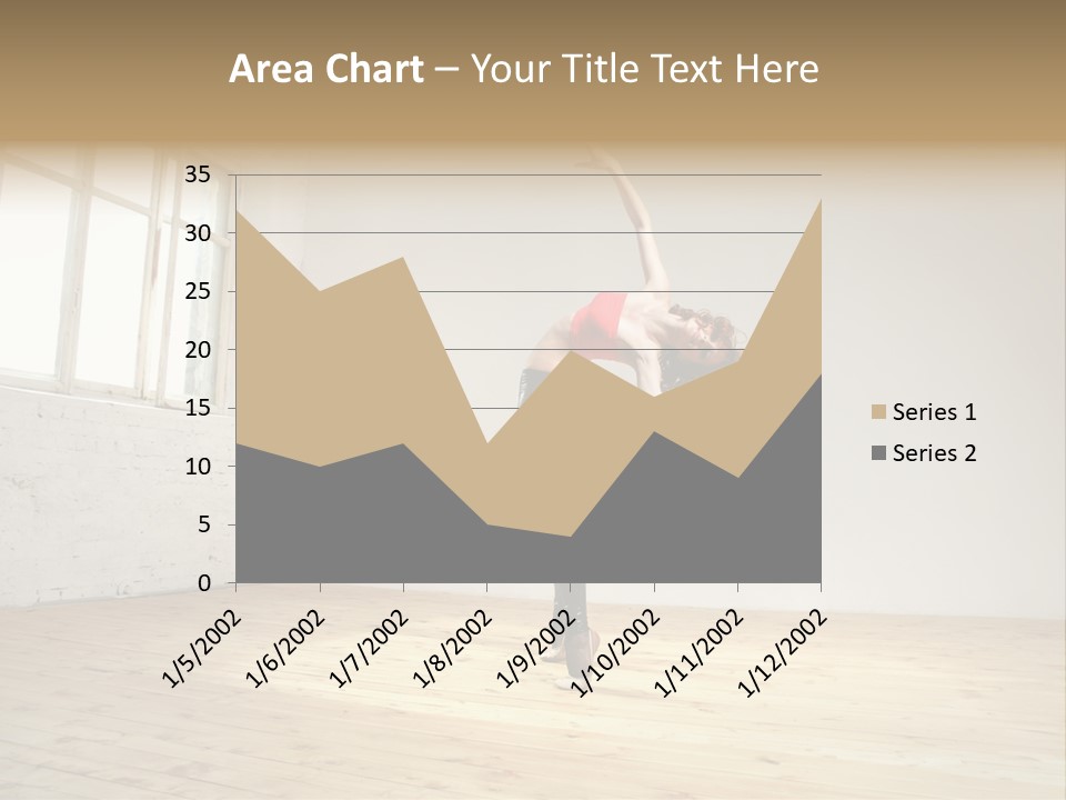 Stretching Young Passion PowerPoint Template