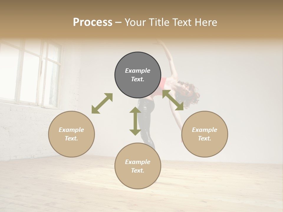 Stretching Young Passion PowerPoint Template