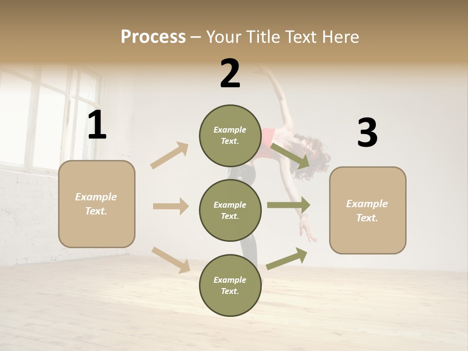 Stretching Young Passion PowerPoint Template