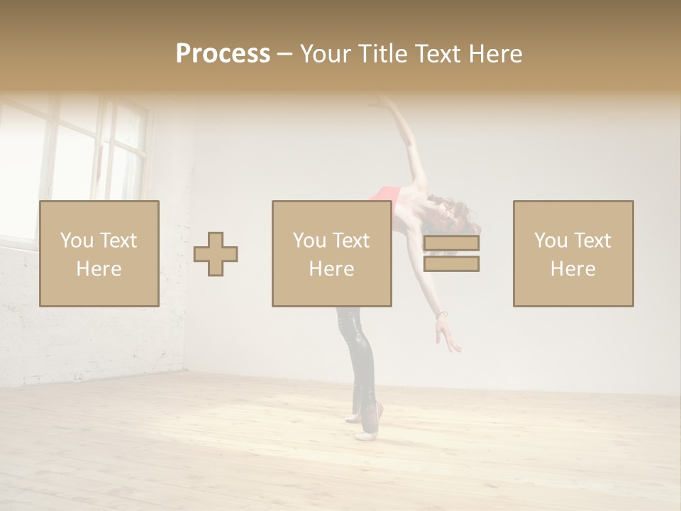 Stretching Young Passion PowerPoint Template