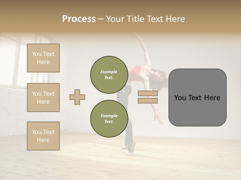 Stretching Young Passion PowerPoint Template