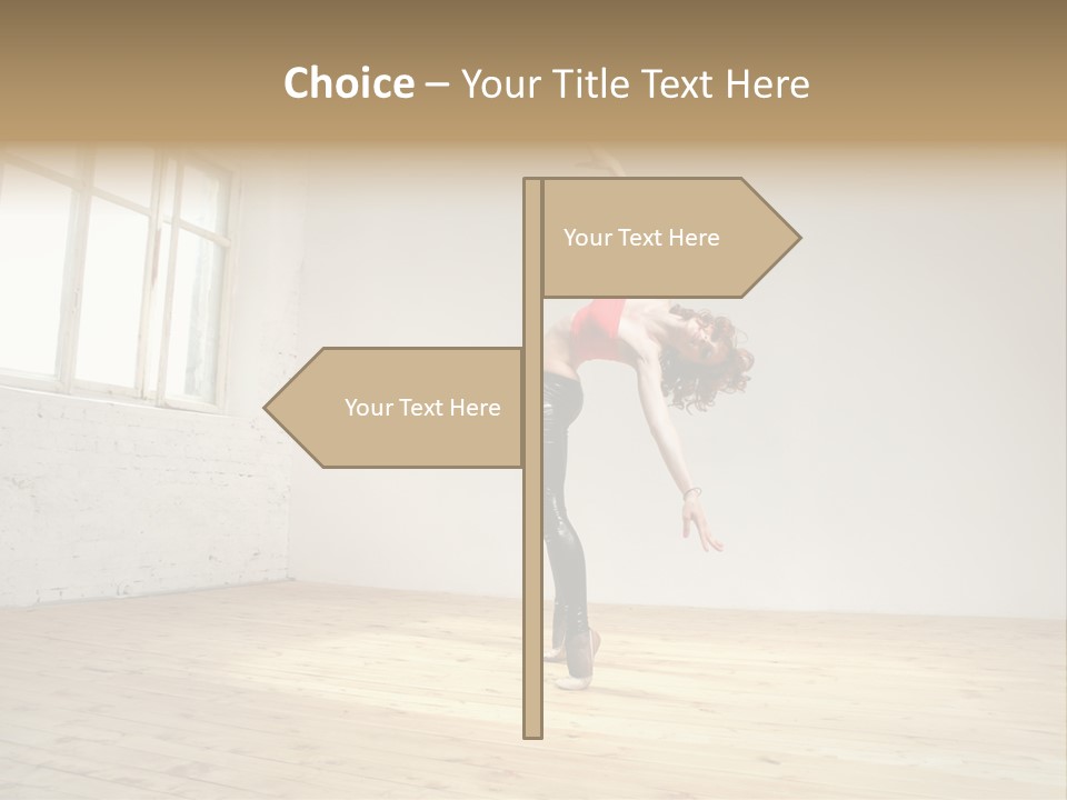 Stretching Young Passion PowerPoint Template