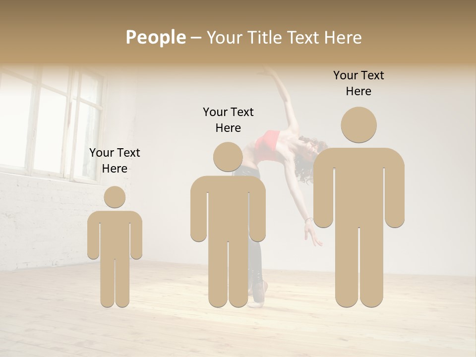 Stretching Young Passion PowerPoint Template