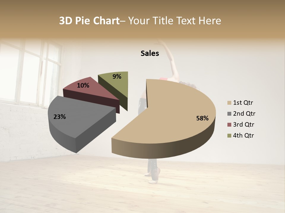 Stretching Young Passion PowerPoint Template