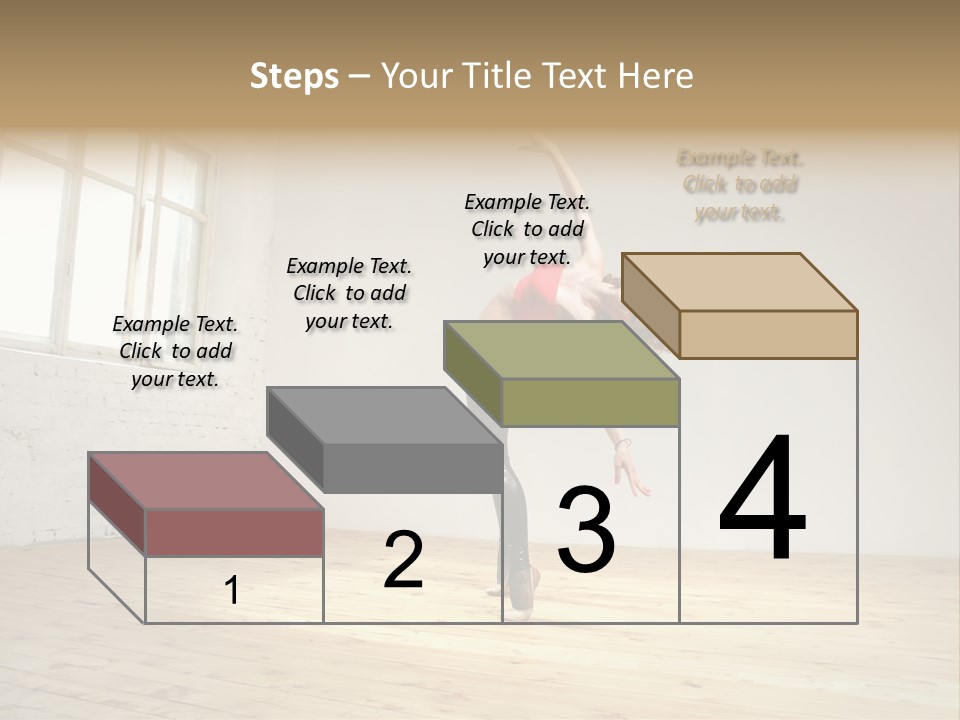Stretching Young Passion PowerPoint Template