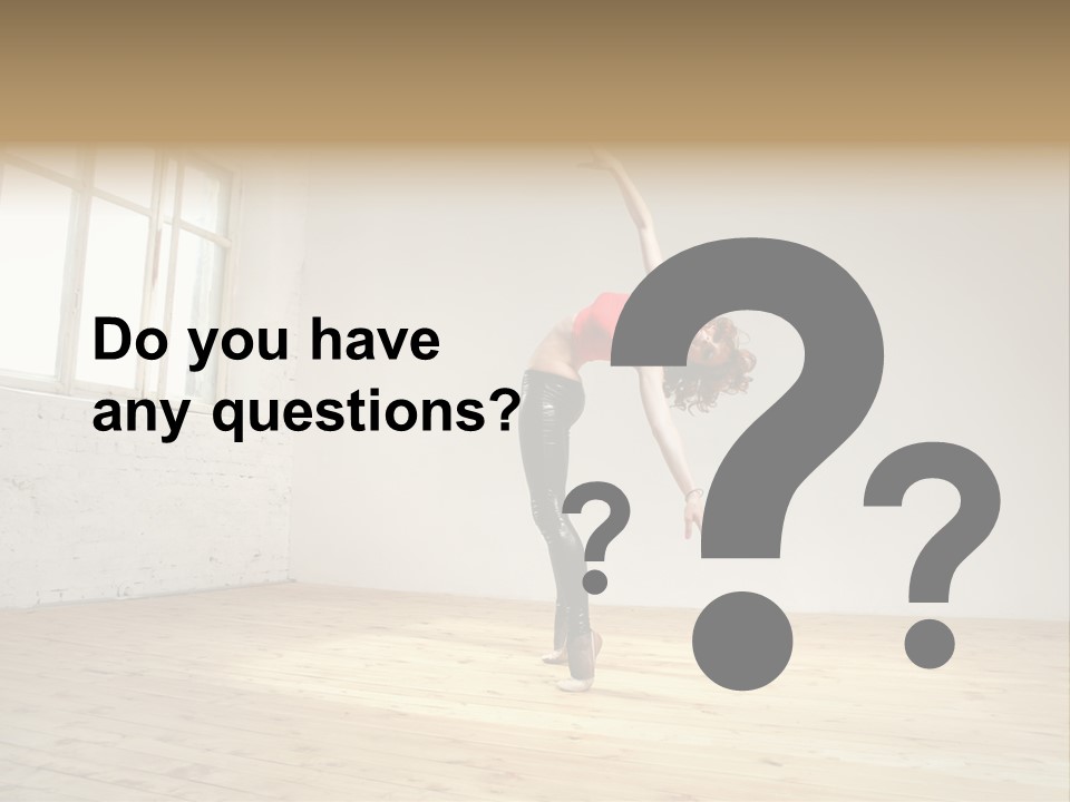 Stretching Young Passion PowerPoint Template